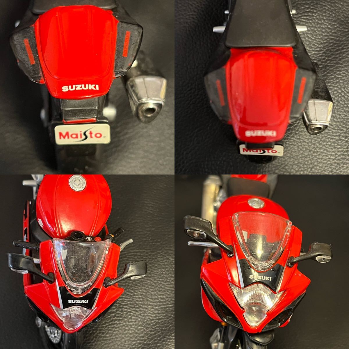 1/12スケール チタンマフラー SUZUKI GSX-R1000 完成品 オートバイ バイク ダイキャストミニカー GSXR1000 TITANIUM マイスト maisto_画像3