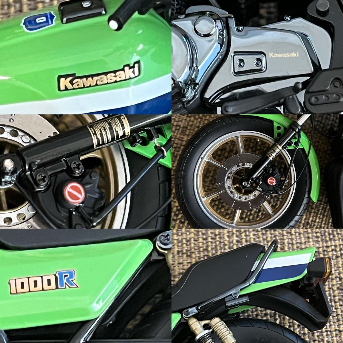 絶版美品1/12 Wit's KAWASAKI Z1000R R1 ローソンレプリカ 絶版美品1/12 Wit's KAWASAKI Z1000R R1 ローソンレプリカ