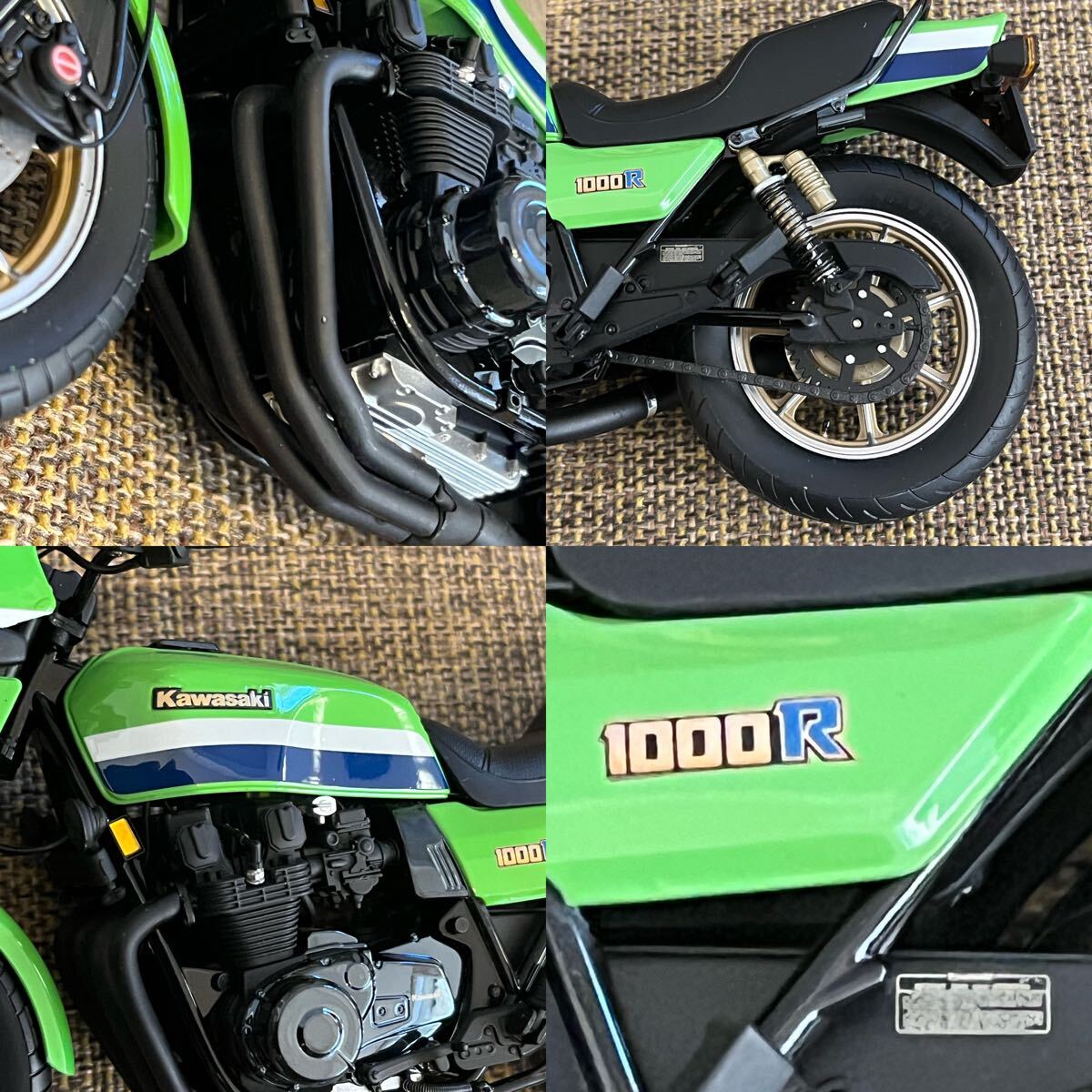 Bibian 比比昂- 絶版美品1/12 Wit's KAWASAKI Z1000R R1 Bibian 比比昂- 絶版美品1/12 Wit's KAWASAKI Z1000R R1