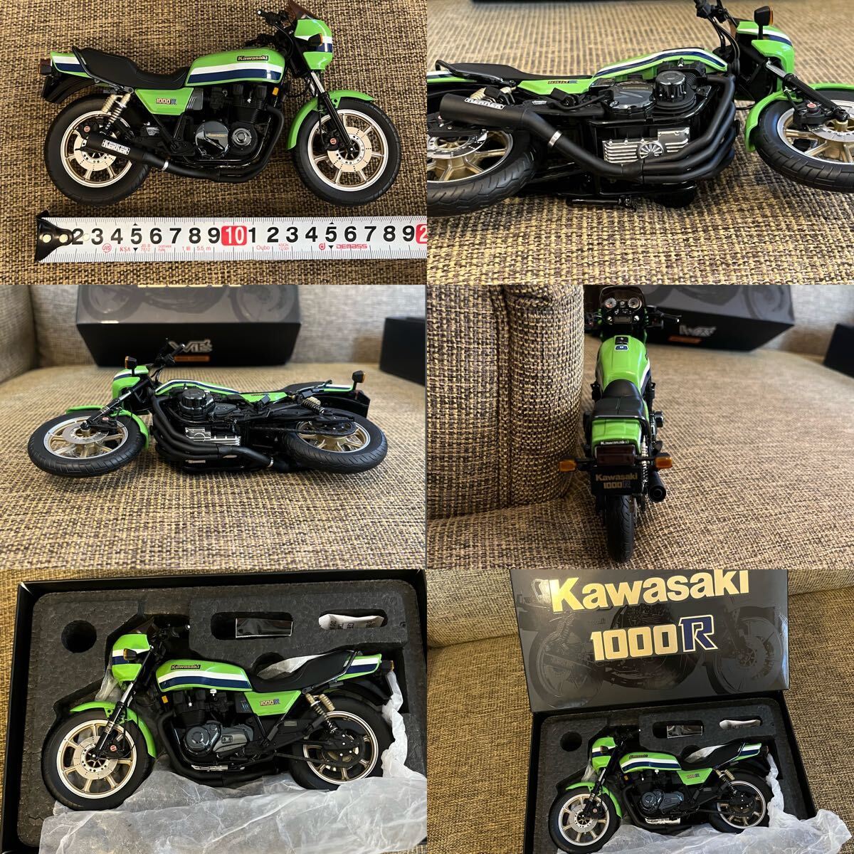 絶版美品1/12 Wit's KAWASAKI Z1000R R1 ローソンレプリカ 絶版美品1/12 Wit's KAWASAKI Z1000R R1 ローソンレプリカ