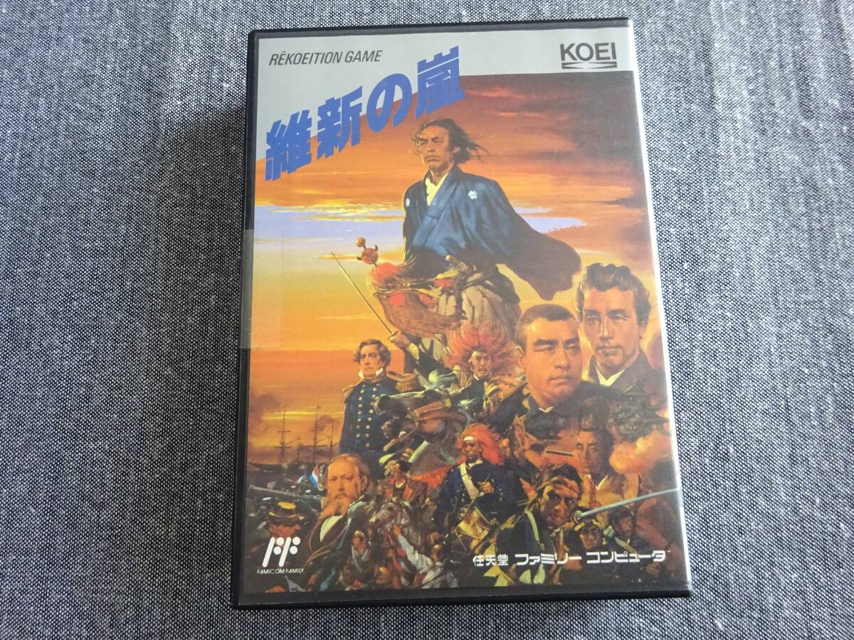 未使用品 ファミコンソフト FC 維新の嵐 KOEI