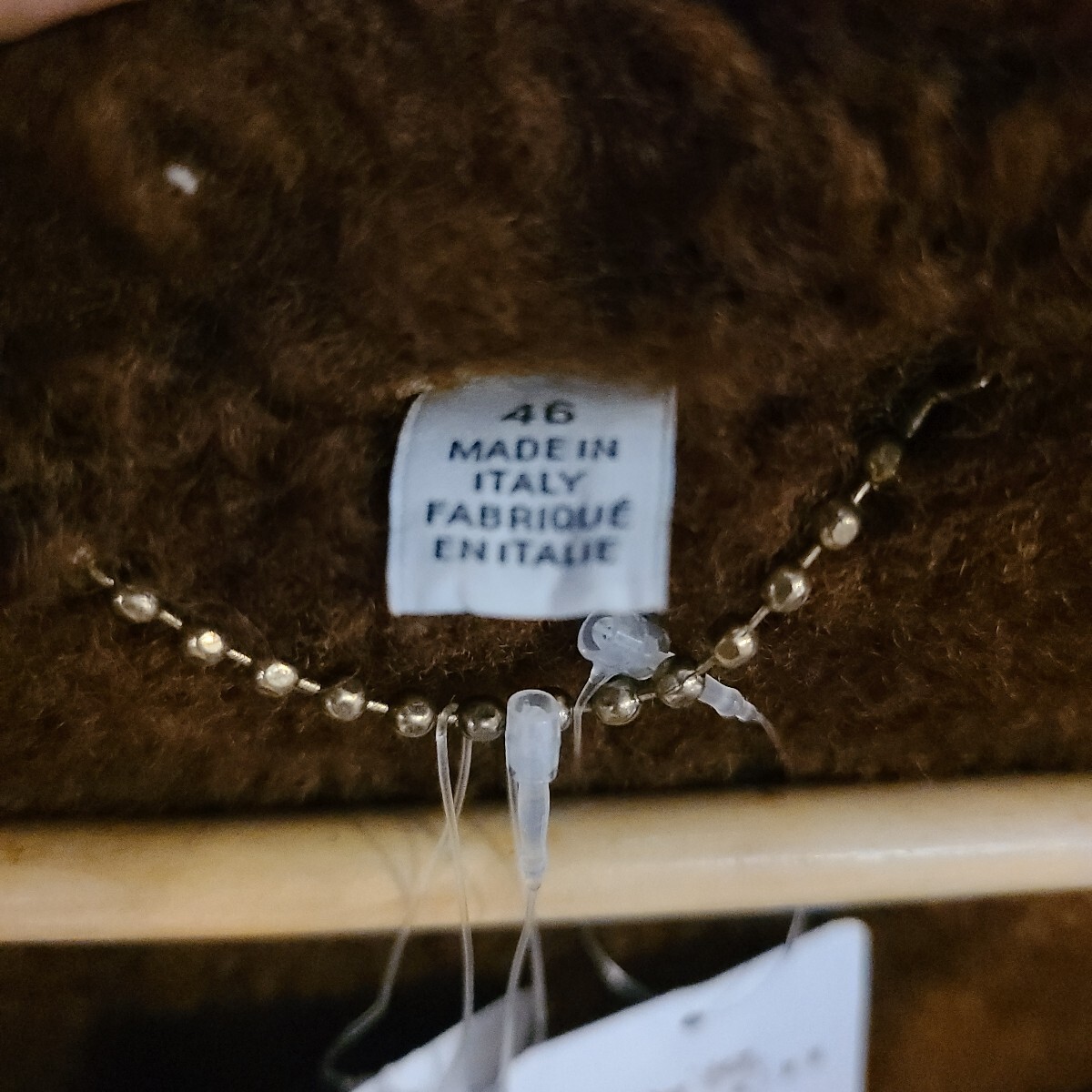 コーチ COACH/ コート/ ムートン/ ムートンコート/ ファー/ レザージャケット/ ブラウン/46/新品_画像4