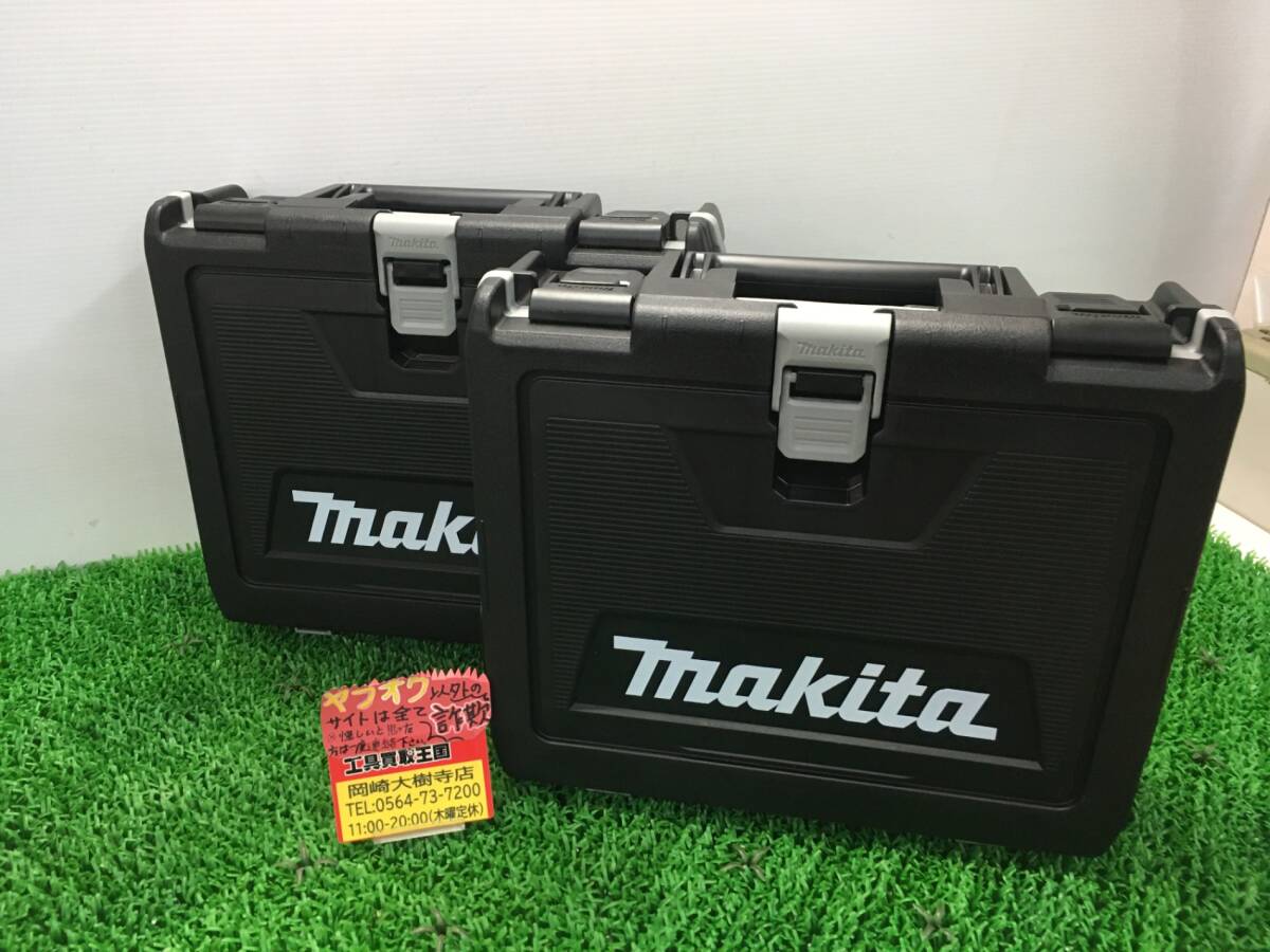 【中古品】【0907】makita(マキタ) 18v充電式インパクトドライバ ブラック　TD173DRGXB　2台セット　ITXK1HLTWGIO
