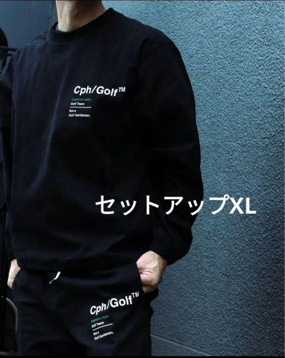 キャプテンズヘルムゴルフ コットントラック　セットアップ XL