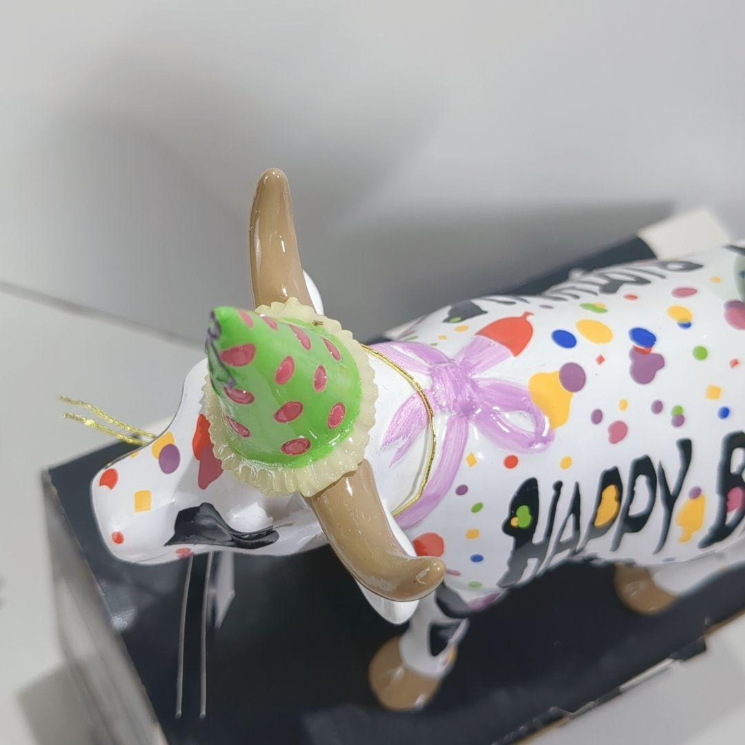 カウパレード Happy Birthday to Moo 牛 置物 箱付き カウパレード Happy Birthday to Moo 牛 置物 箱付き