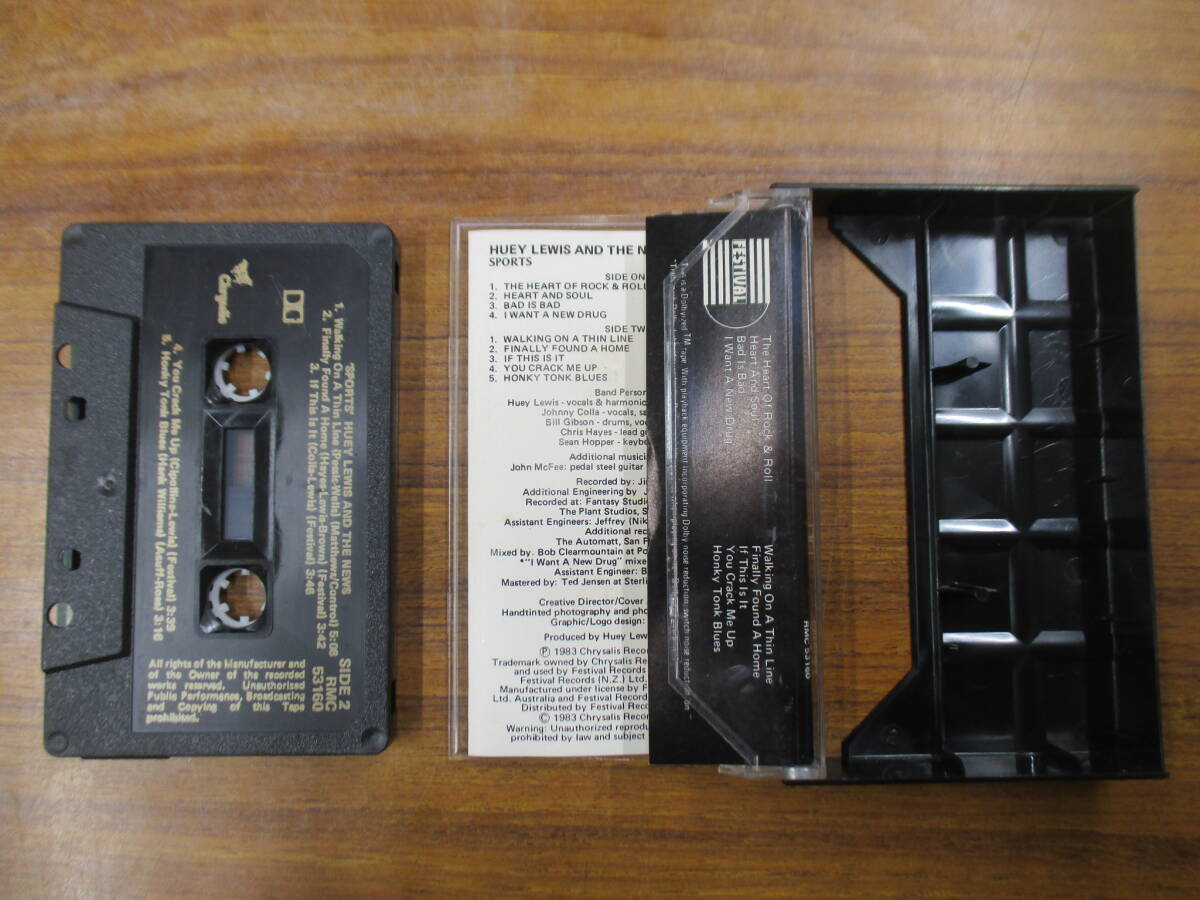 RS-6704[ кассетная лента ] импорт версия / HUEY LEWIS AND THE NEWS SPORTShyu-i* Lewis * and * The * News спорт cassette tape