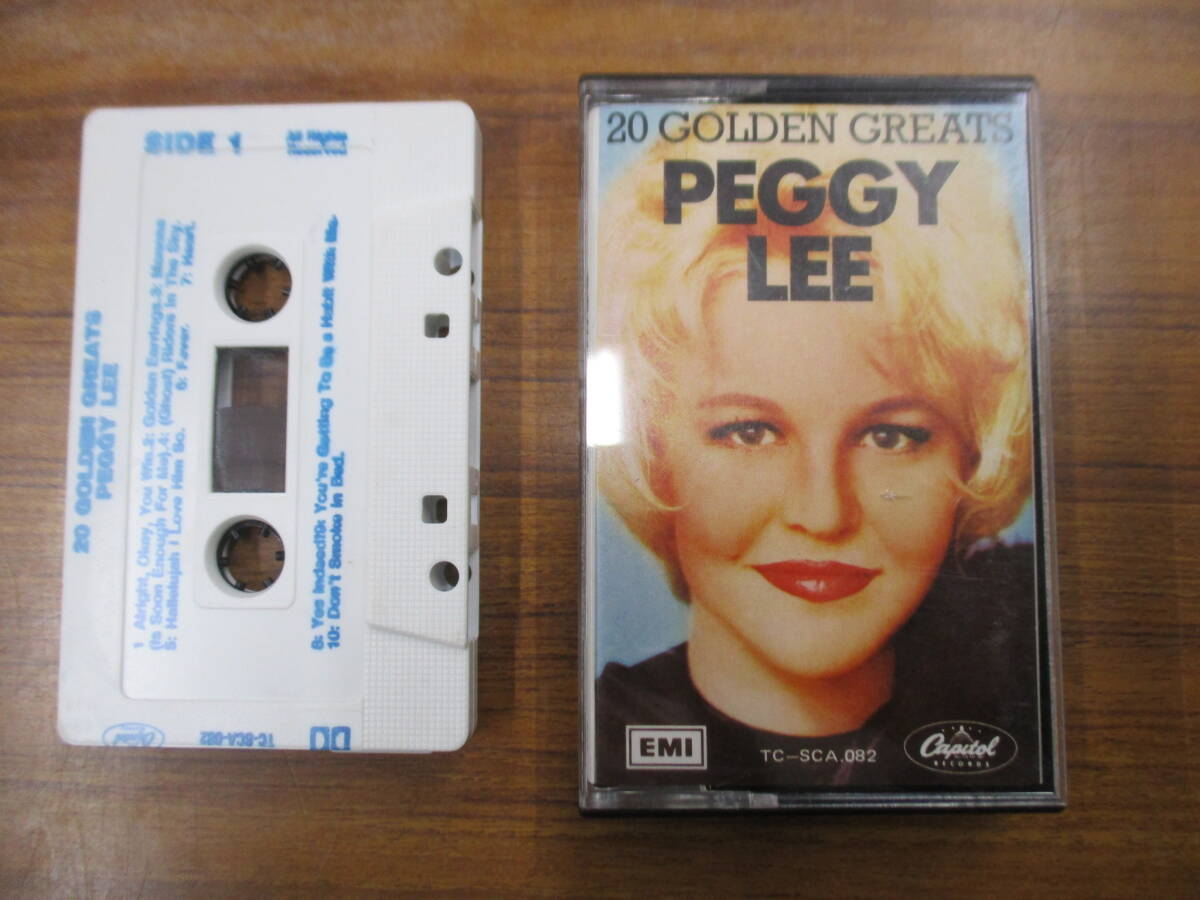 RS-6730【カセットテープ】輸入版 / PEGGY LEE 20 GOLDEN GREATS ペギー・リー cassette tape