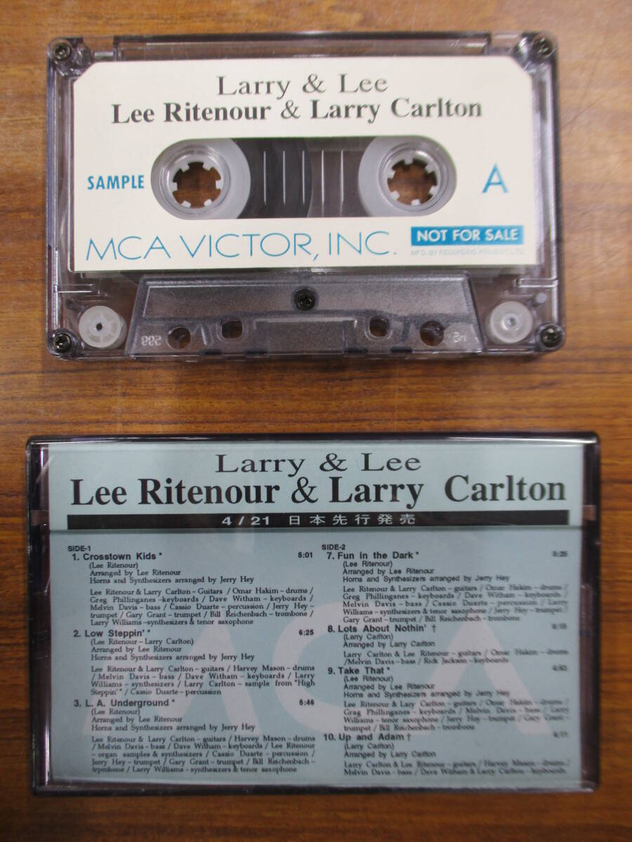 RS-6750【カセットテープ】非売品 プロモ / LEE RITENOUR & LARRY CARLTON LARRY & LEE ラリー・カールトン&リー・リトナー cassette tape