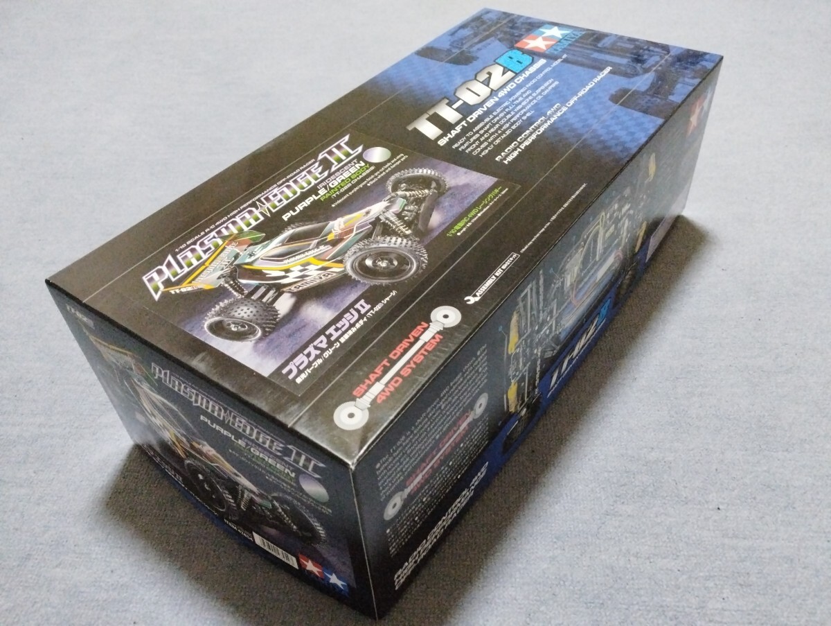 タミヤ TT-02B プラズマエッジII 偏光パープル/グリーン 組立 タミヤ TT-02B プラズマエッジII 偏光パープル/グリーン 組立