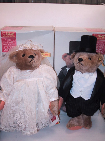 シュタイフ/Steiff◆1984-89◆「Bride&Groom」セット◆◆お婿さんとお嫁さん