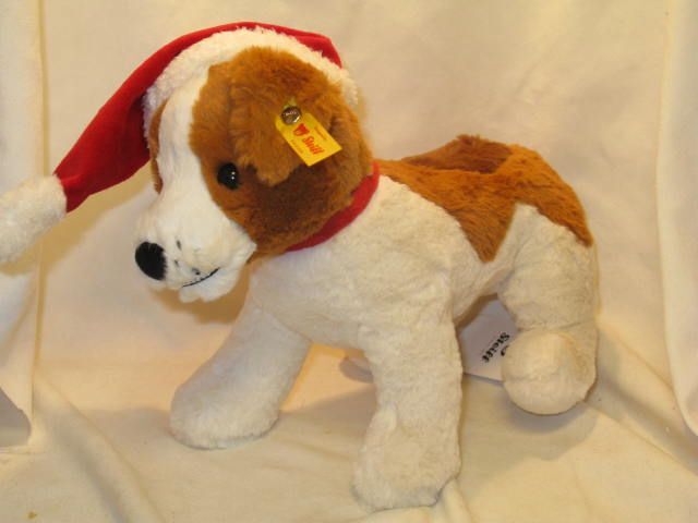シュタイフ/Steiff★「Snuffy　クリスマス・ドッグ」★28cm