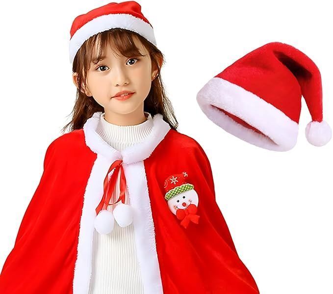 D425 サンタ 帽子 サンタ コスプレ サンタ帽 大人 子ども 男女兼用 小物 仮装