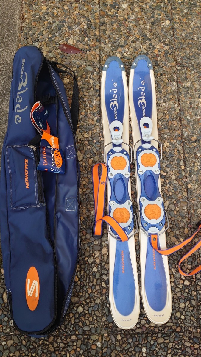 【2024年最新】大人気ブランドの人気アイテム  SALOMON SNOW BLADE 90cm ショートスキー ファンスキー サロモン スキー