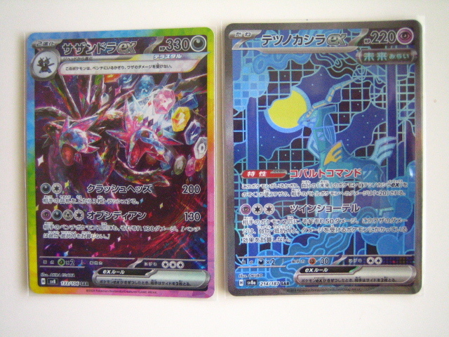 ポケモンカード・SAR サザンドラex テツノカシラex 2枚 ポケモンカード・SAR サザンドラex テツノカシラex 2枚