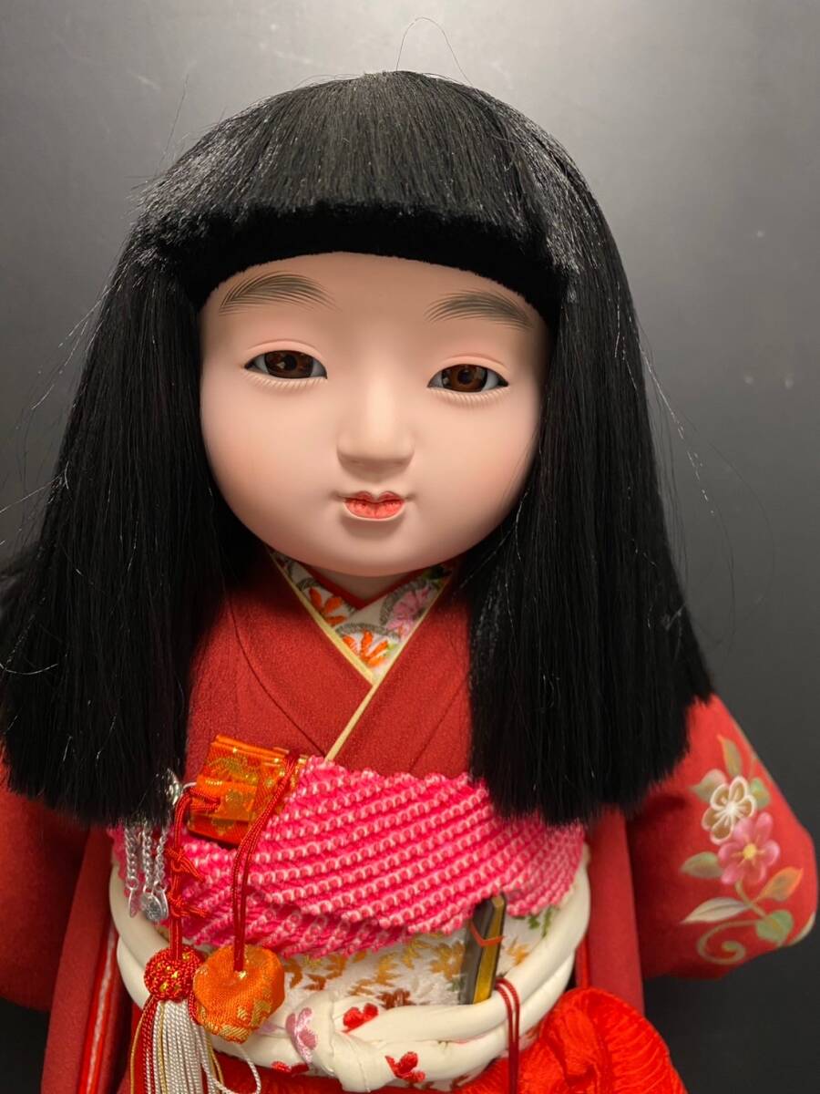 時代物/日本人形/「童子」/高:18cm/桐塑胡粉仕上げ/抱き人形 時代物/日本人形/「童子」/高:18cm/桐塑胡粉仕上げ/抱き人形