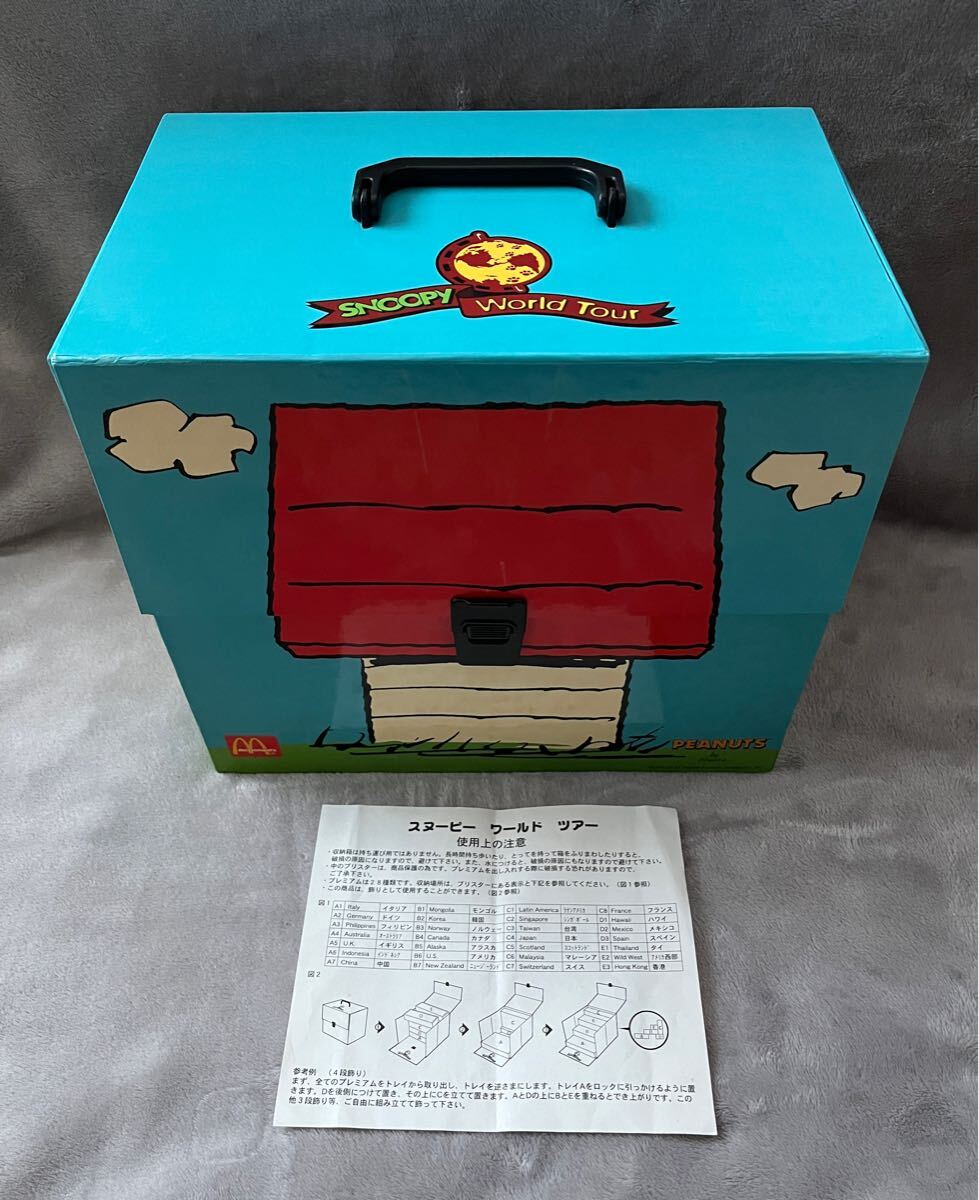 McDonald’s SNOOPY WORLD TOUR マクドナルド スヌーピー ワールドツアー ピーナッツシリーズ１ ボックス フィギュア PEANUTS BOXセット