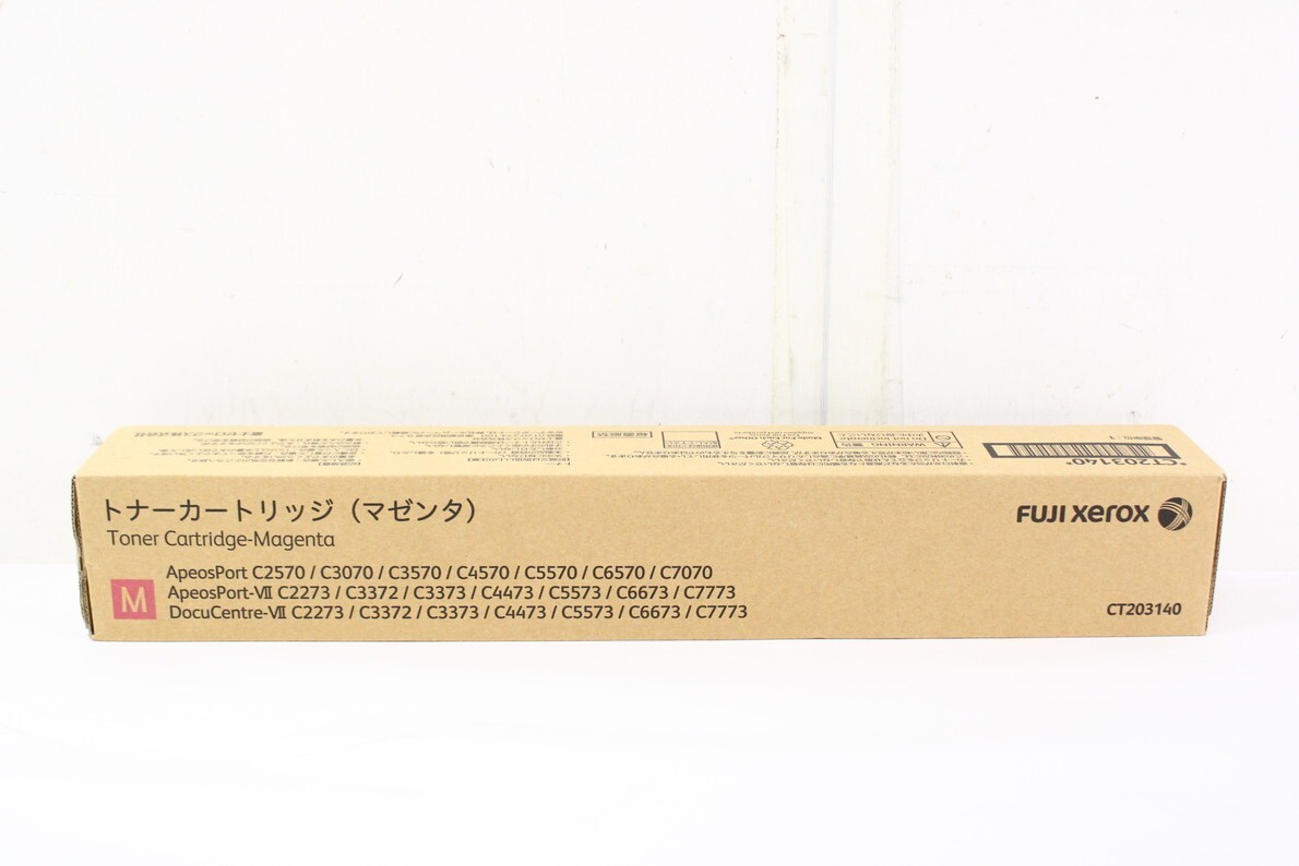 未使用 フジゼロックス 純正 トナー CT203140 マゼンタ FUJI XEROX ITQ6OV7SQUJK-YR-L03-byebye