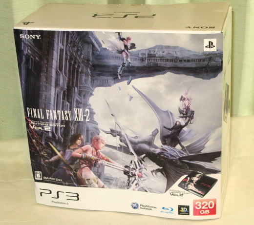 プレイステーション3 FINAL FANTASY XIII-2 LIGHTNING EDITION Ver.2　 ( CEJH-10020 / CECH-3000B FF )　ワンオーナー品　　　　　中古