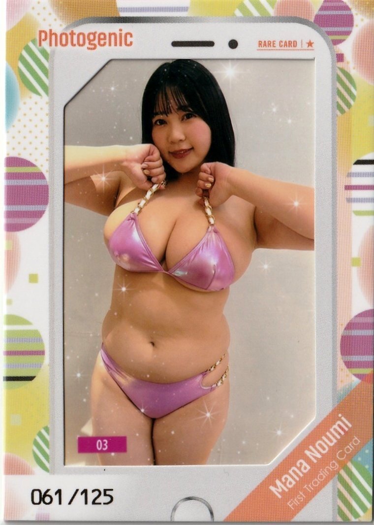 [Hit's талант прекрасный подлинный .]61/125 Photogenic карта 03 First * коллекционная карточка 
