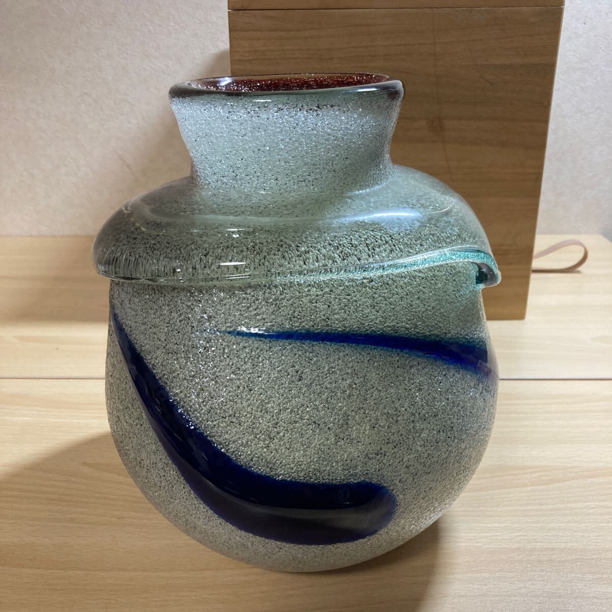 琉球ガラス 現代の名工 土紋ガラス 花瓶 特大花瓶 生花 色ガラス 琉球ガラス 現代の名工 土紋ガラス 花瓶 特大花瓶 生花 色ガラス
