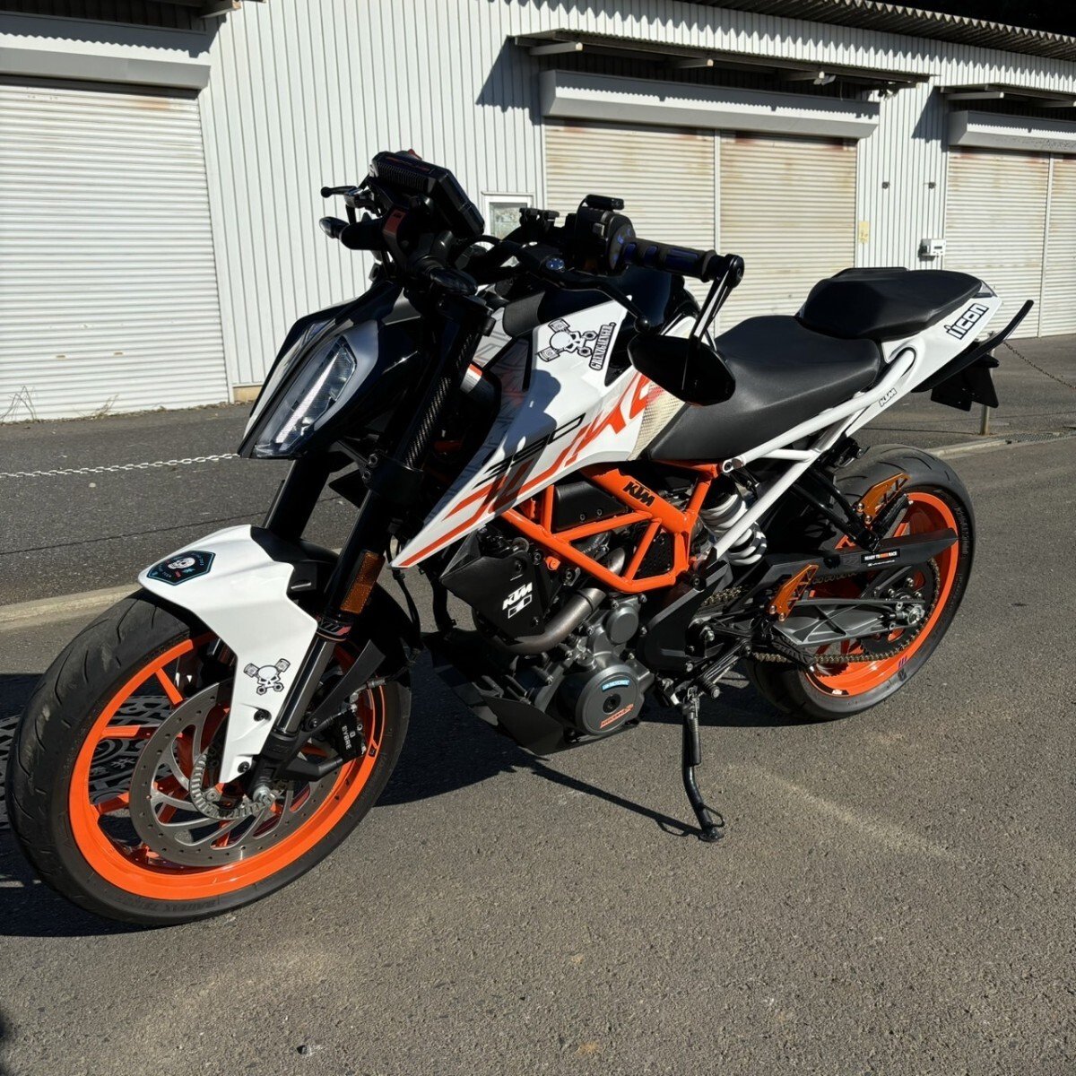 格安　KTM　390DUKE　DUKE390　デューク　セル始動　ABS付　22279ｋｍ　R2年式　車検7年7月