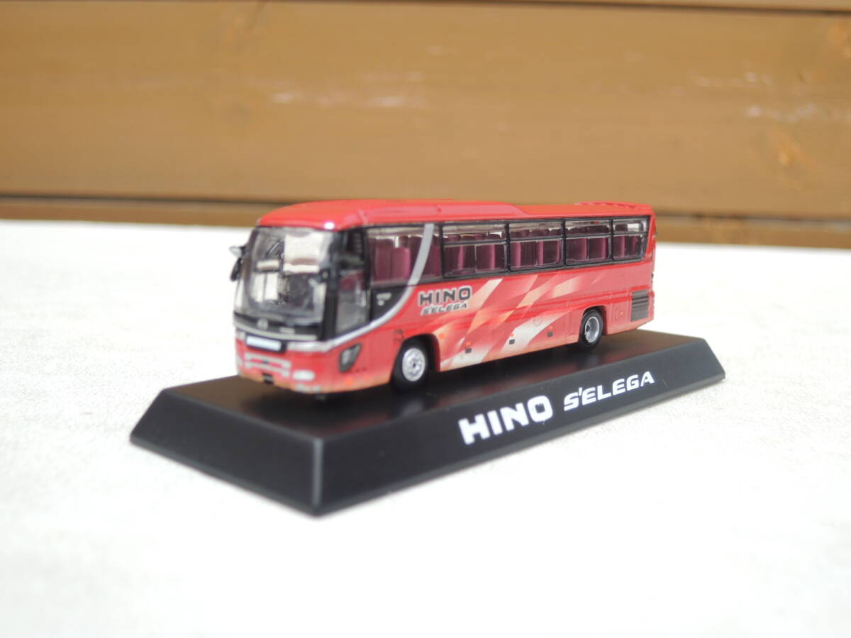 【ミニカー】 日野 セレガ 大型バス 9cm程度 カラーサンプル ミニカー ヒノ特注 非売品 新品 京商