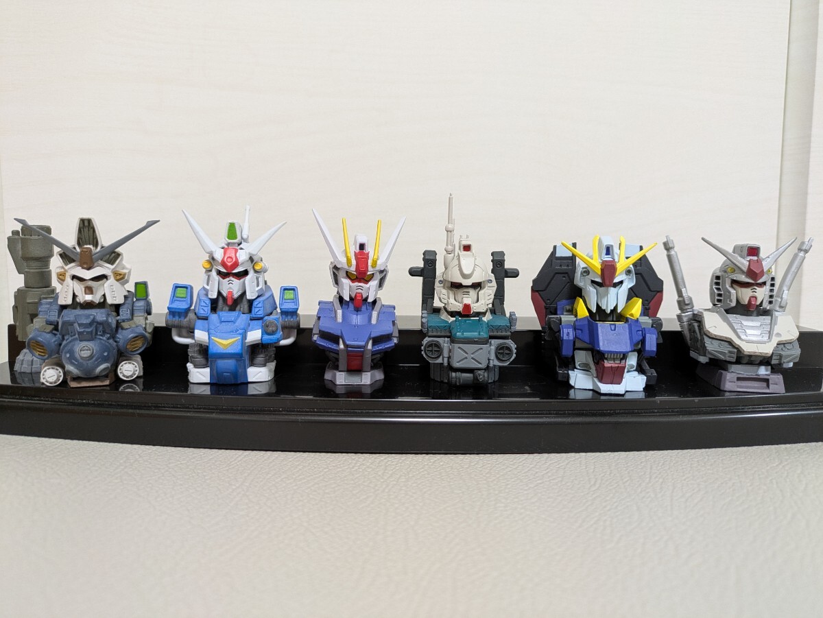ガンダムヘッド 6体セット【試作1号機】【試作2号機】【ゼータ】【ストライク】【Ez8】【RX78-2 色替えVer】GUNDAMHEAD 　メカニカルバスト