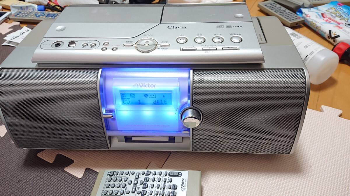 Victor rc-z25md rc-l1md CD/MDラジカセ clavia ビクター Victor rc-z25md rc-l1md CD/MDラジカセ clavia ビクター