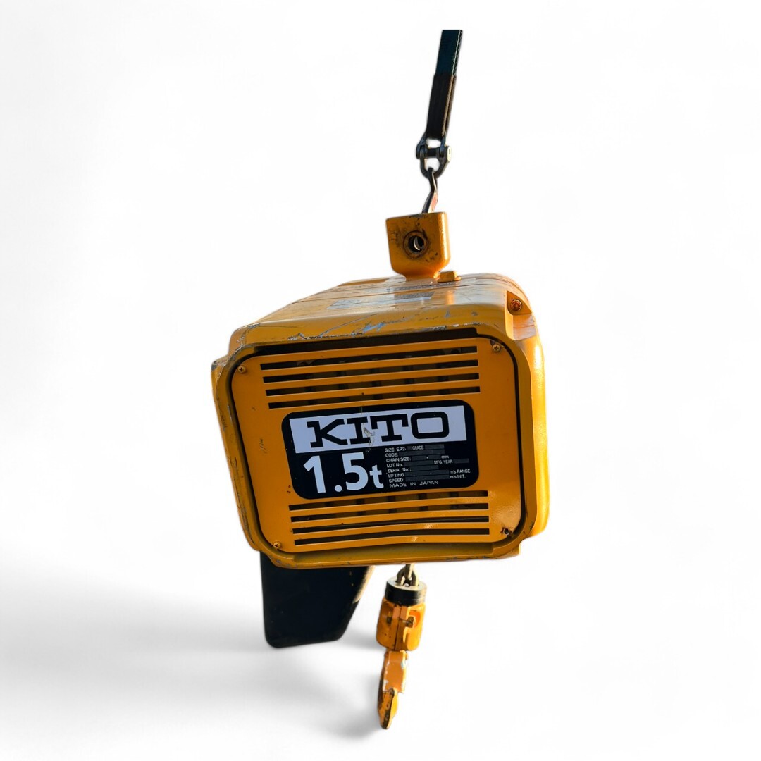 キトー 電動チェーンブロック 1.5T 1500kg 電動ホイスト ER2-015IS | KITO Electric Chain Hoist ER2-015IS