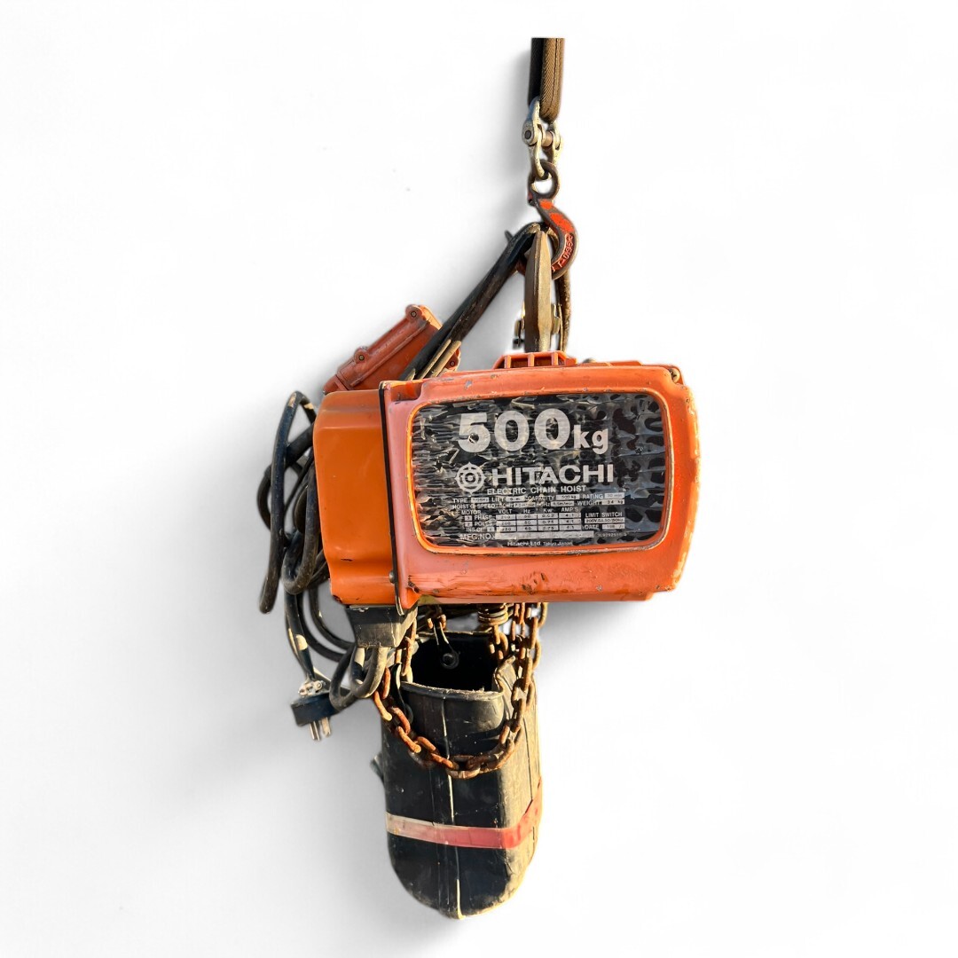 日立 HITACHI 電動ホイスト チェーンブロック 500kg 6m 1/2SH2