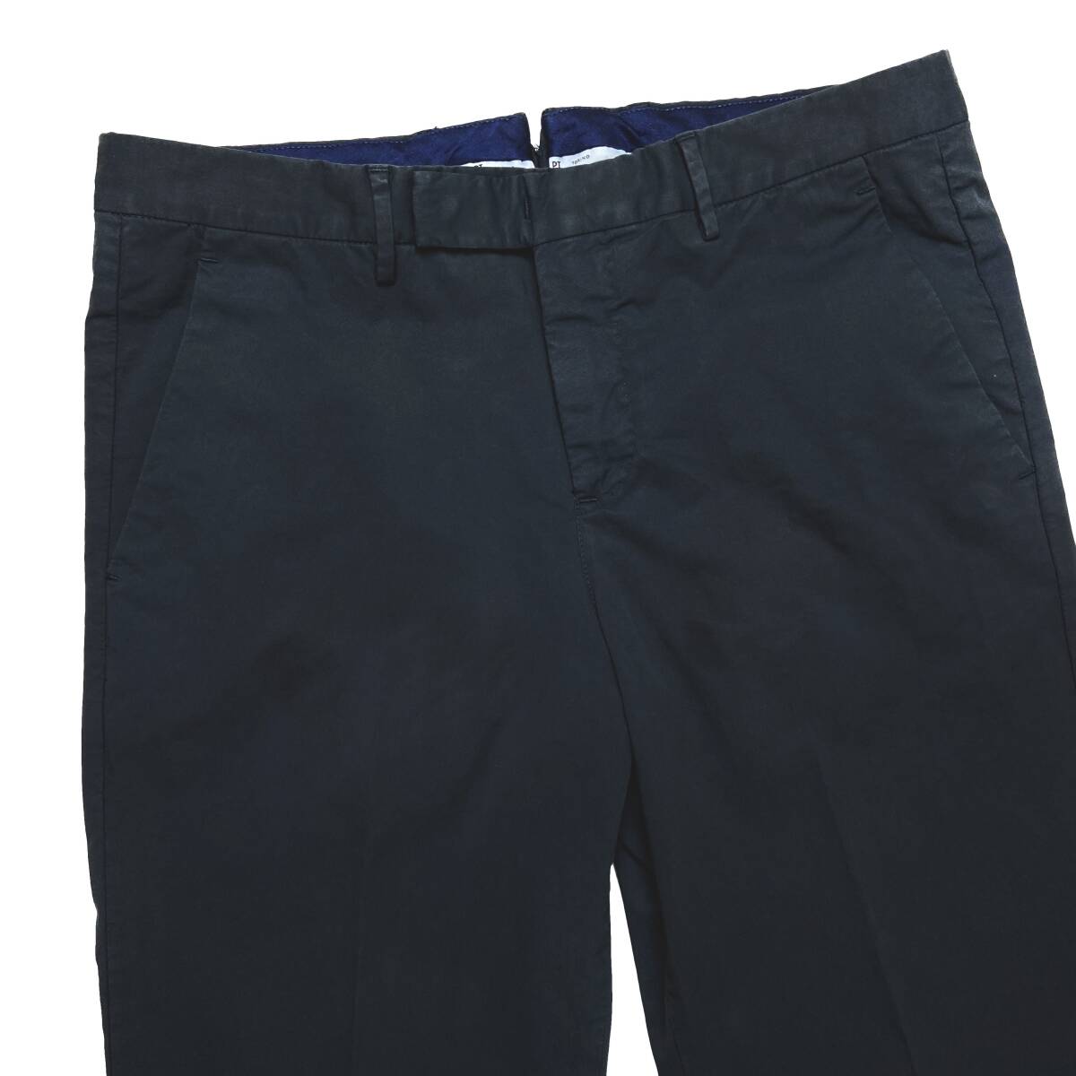 送料無(wú)料 未使用品 Pt Torino ◆ビジネス マスターフィット◆ 軽量ストレッチギャバジンのスラックス size46 (制品ウエスト81cm)