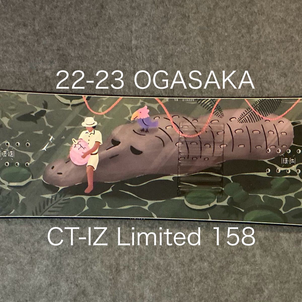 ☆OGASAKA CT-IZ Limited 158cm☆22-23☆オガサカ スノーボード ☆OGASAKA CT-IZ Limited 158cm☆22-23☆オガサカ スノーボード