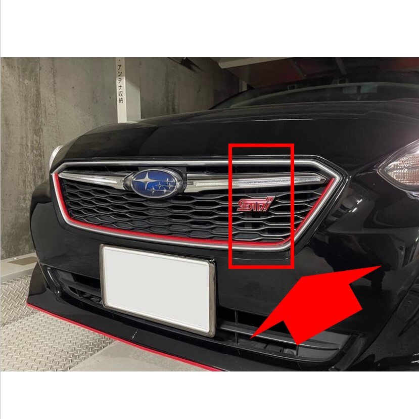 ☆新品 未使用 純正部品 スバル SUBARU 純正 STI フロントグリルエンブレム フロントオーナメント エンブレム 在庫限り 希少 レア★