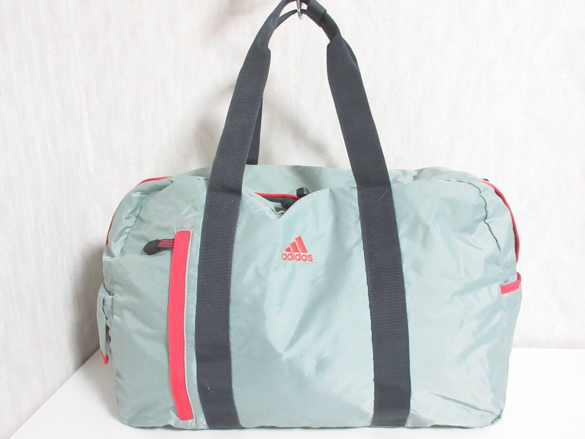 アディダス adidas ボストンバッグ グリーン系 北7245
