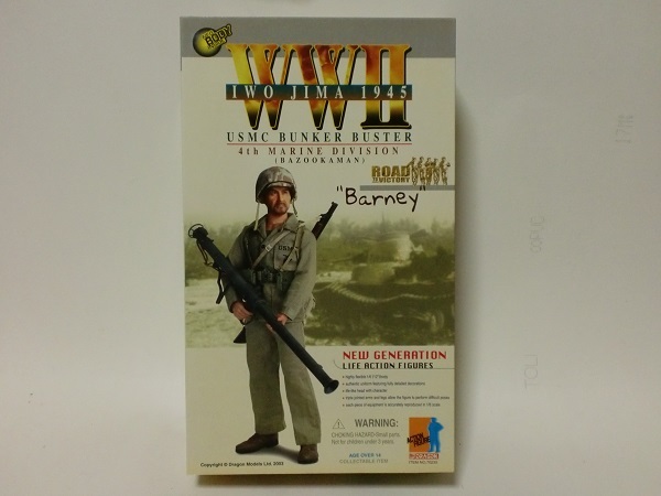 *ドラゴン 1/6 アメリカ海兵隊 バズーカ砲兵 バニー 二等兵 硫黄島 摺鉢山 1945 USMC BUNKER BUSTER IWO JIMA Barney DRAGON 70235 2003