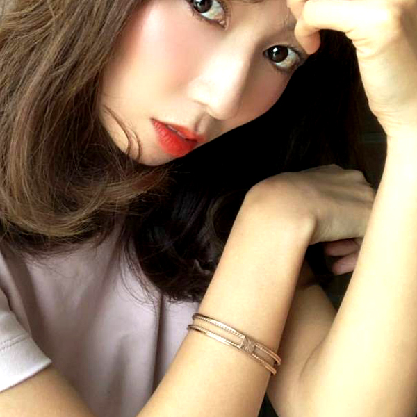 ハワイアンジュエリー バングル カレイキニ スクロール サージカル ステンレス インスタ　メンズ　幸せが繰り返し訪れる