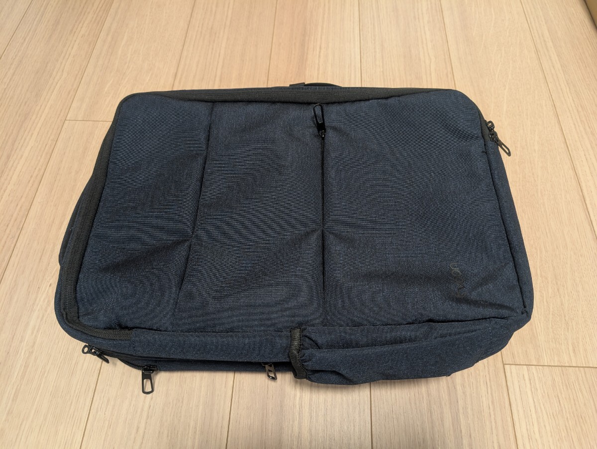 ■EVOON エボーン マルチビジネスリュック3.0 ネイビー 美品