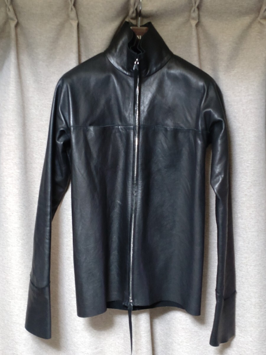 Yahoo!オークション - 32万 m.a+ leather zipped tall collar Yahoo!オークション - 32万 m.a+ leather zipped tall collar