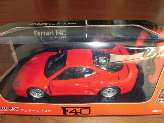 【新品】【未開封】【送料無料】ラジコン 1/14 RC フェラーリ F40(レッド)