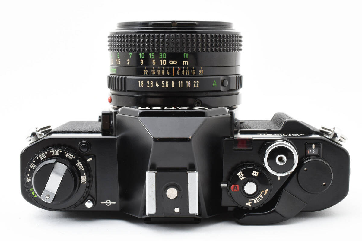 良品】 キャノン Canon AV-1 Black フィルムカメラ + New FD 良品】 キャノン Canon AV-1 Black フィルムカメラ + New FD