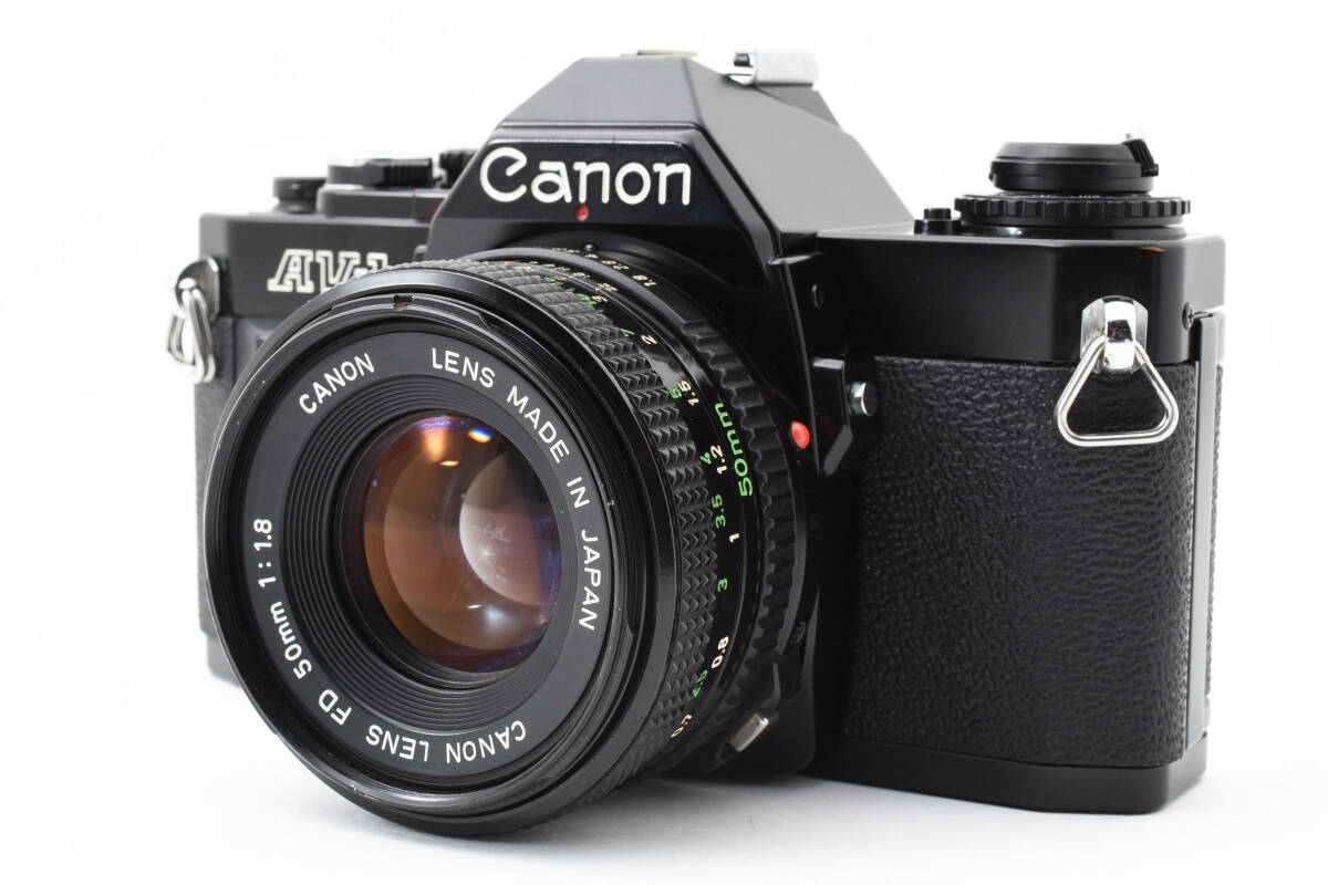 良品】 キャノン Canon AV-1 Black フィルムカメラ + New FD 良品】 キャノン Canon AV-1 Black フィルムカメラ + New FD