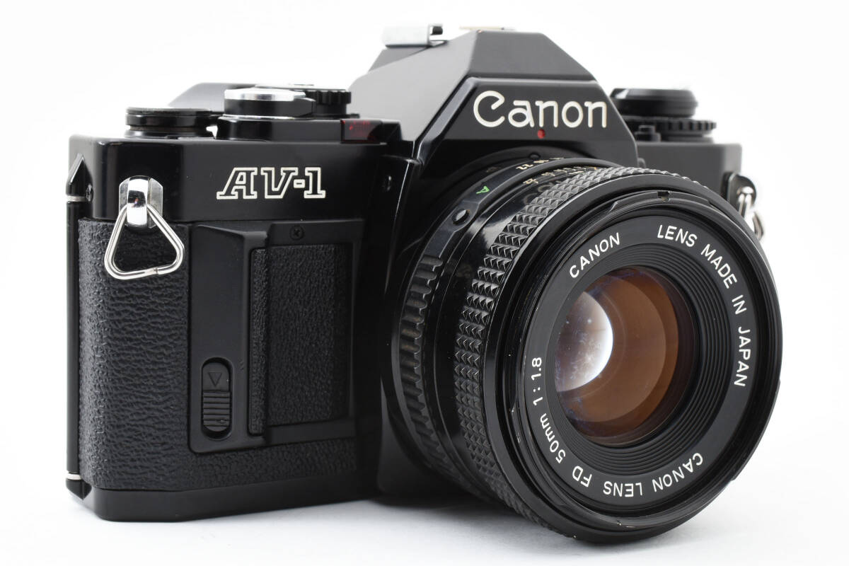 良品】 キャノン Canon AV-1 Black フィルムカメラ + New FD 良品】 キャノン Canon AV-1 Black フィルムカメラ + New FD