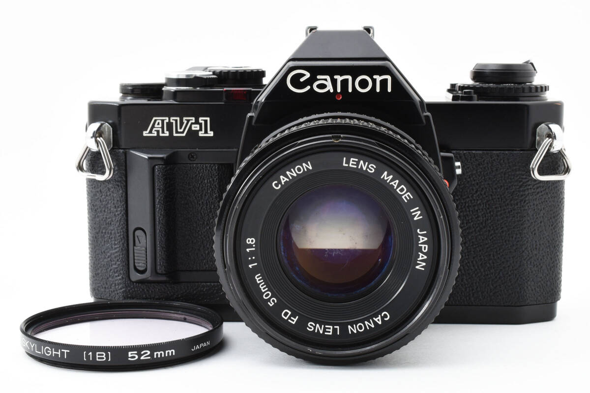 良品】 キャノン Canon AV-1 Black フィルムカメラ + New FD 良品】 キャノン Canon AV-1 Black フィルムカメラ + New FD