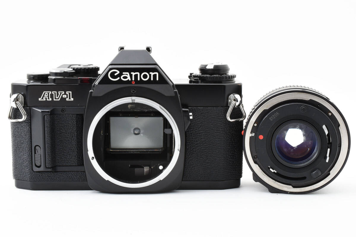 良品】 キャノン Canon AV-1 Black フィルムカメラ + New FD 良品】 キャノン Canon AV-1 Black フィルムカメラ + New FD
