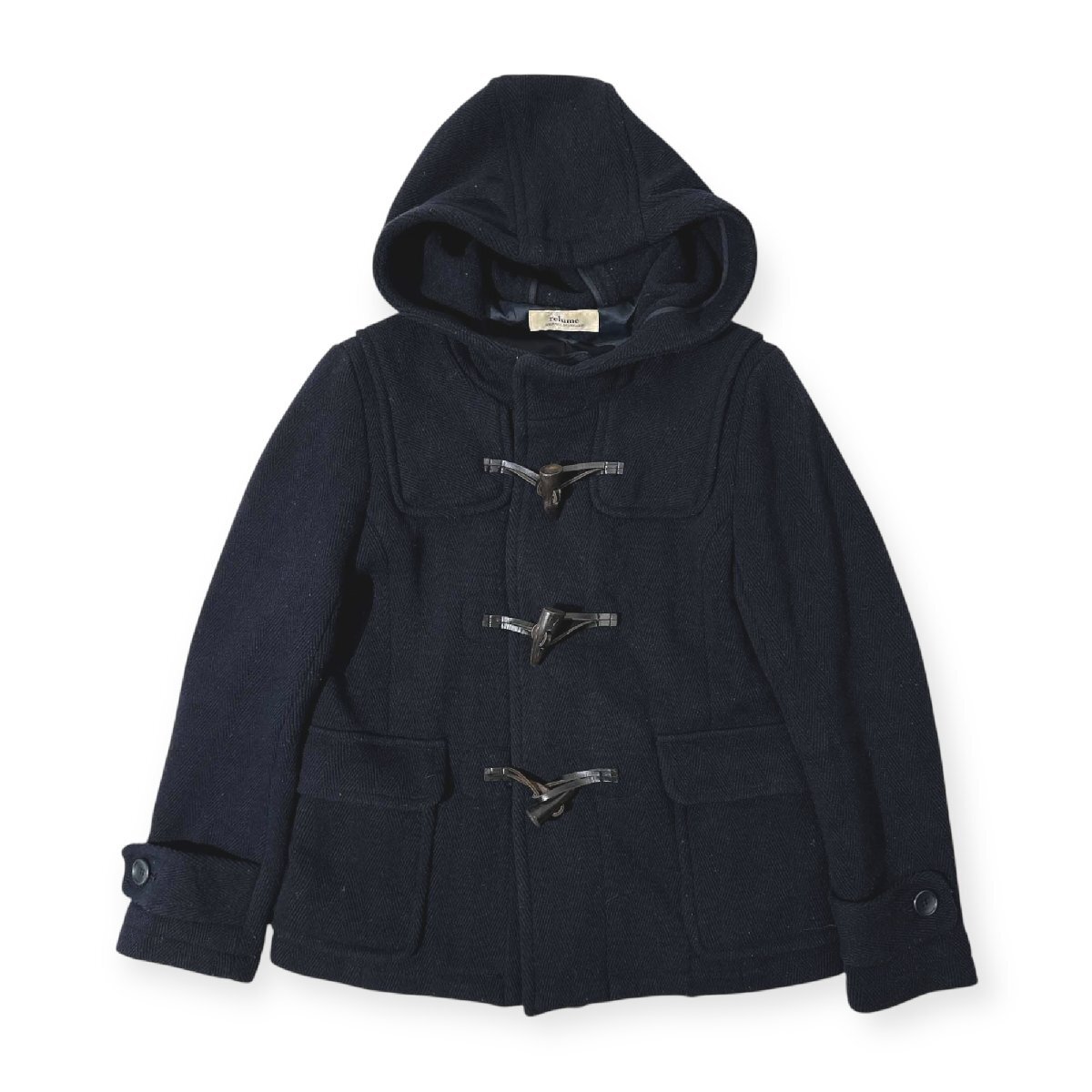 JOURNAL STANDARD relume ジャーナルスタンダード ウール ダッフルコート サイズ F /ネイビー/レディース