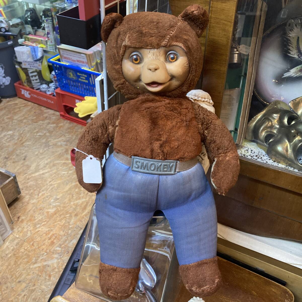 ヴィンテージ★50ｓ　ＳＭＯＫＥＹ　ＢＥＡＲ　ラバーフェイスドール★スモーキーベア、レトロ、ぬいぐるみ、くま