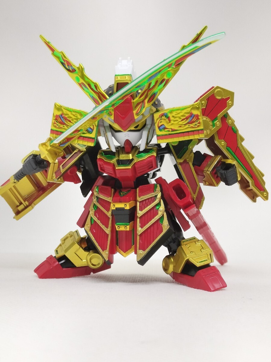 【塗装完成品】SDガンダム　SDWヒーローズ 輝羅鋼　【SDW HEROES 78代目 武者頑駄無】 完成品 ガンプラ