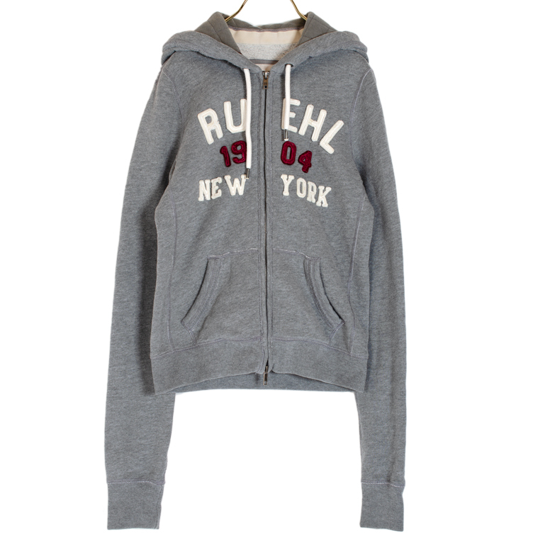 RUEHL No 925 Mサイズ ダメージ パーカー Sサイズ グレー ジップ RUEHL No 925 Mサイズ ダメージ パーカー Sサイズ グレー ジップ