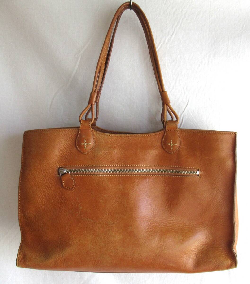 MONTOWA【モントワ】 日本製 本革 トートバック 茶色 牛革_画像6