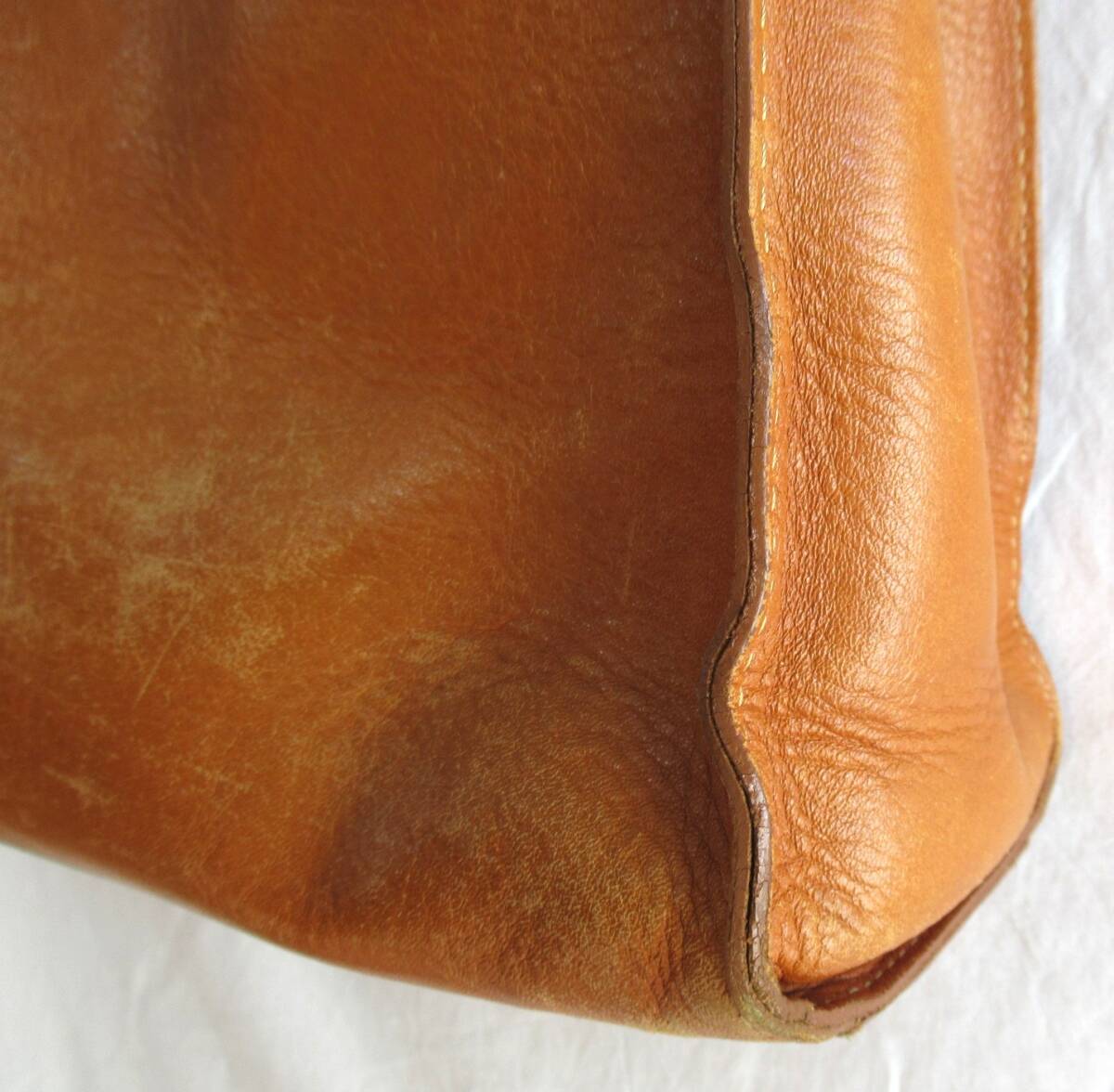 MONTOWA【モントワ】 日本製 本革 トートバック 茶色 牛革_画像7